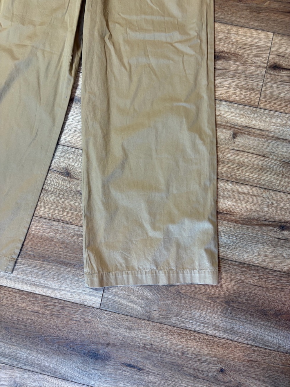 LOFT Sailor Button Light Academia Capsule Wardrobe Wide Leg Pants in Twill - Picture 5 of 13